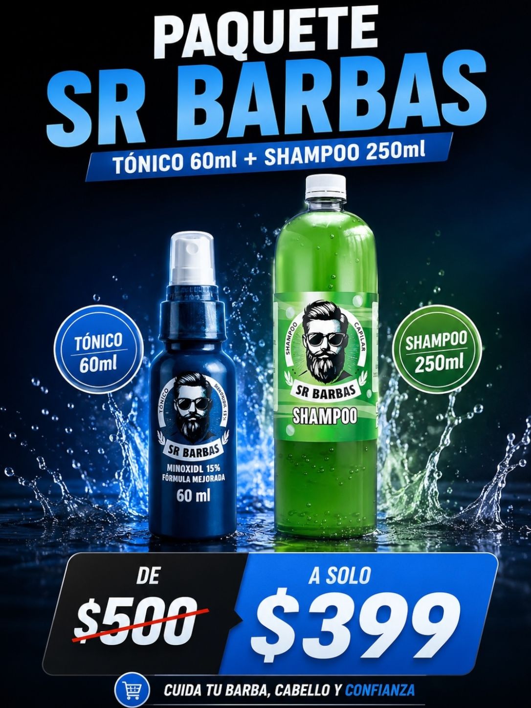 Paquete sr barbas