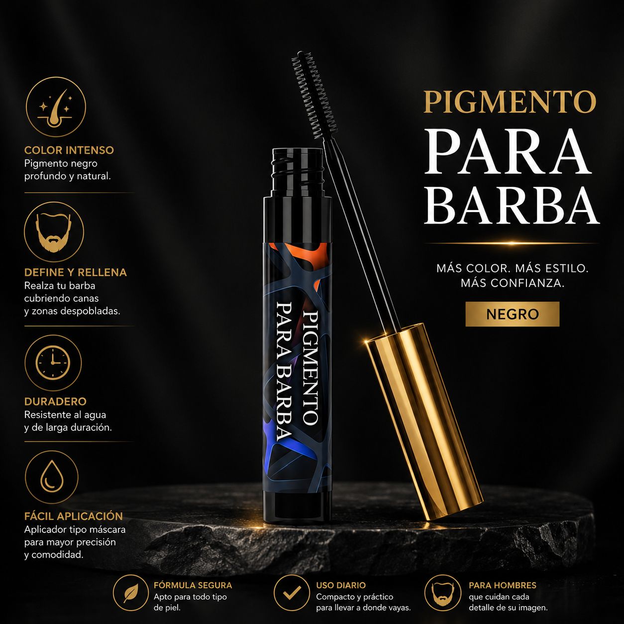 Pigmento Negro para Barba – 6 g