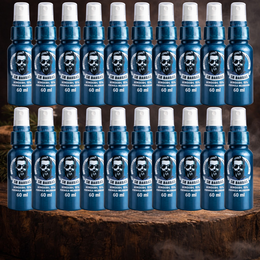 PAQUETE 20PZ 60ML TONICO SR BARBAS (MAYOREO)